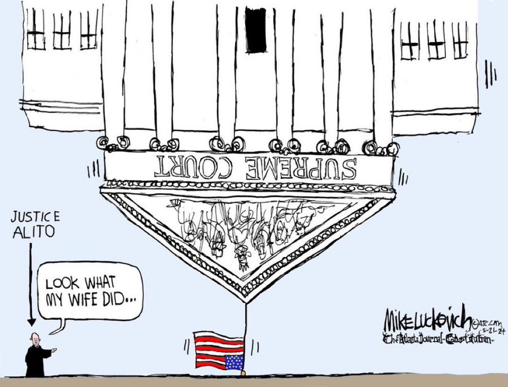 #ProudBlue #Fresh #DemsUnited “I have long said that Supreme Court Justices, their spouses, and their families should conduct themselves in all ways and at all times such that they are beyond reproach.” “The honor of serving the nation on the Supreme Court requires nothing less