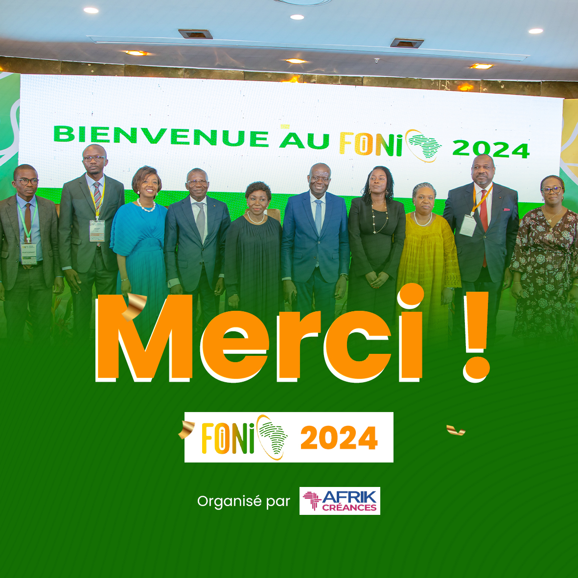 Plus de 1000 participants.
Plus de 30 intervenants.
Plus de 5 pays réunis.
Plus de 20 partenaires.

Le FONI, qui s’est tenu les 16 et 17 mai derniers à l'hôtel 02 Février à Lomé, a rassemblé de nombreuses personnalités, cadres, experts et PME/PMI.
#FONI2024