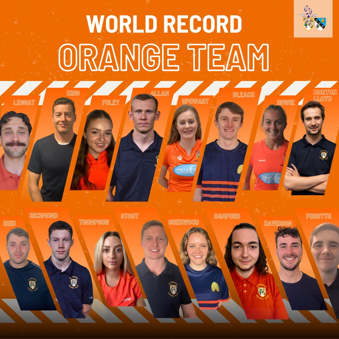 60 Hours: Orange Team🟠

Meet the Orange Team participating in the first world record attempt! 

The teams will begin at 8am on Friday and go till 8pm Sunday😳

Please come down over the weekend and support and donate to our JustGiving🙏🏼
  
🏑🟦🟧🟦🟧
#monthedale #supportyourclub