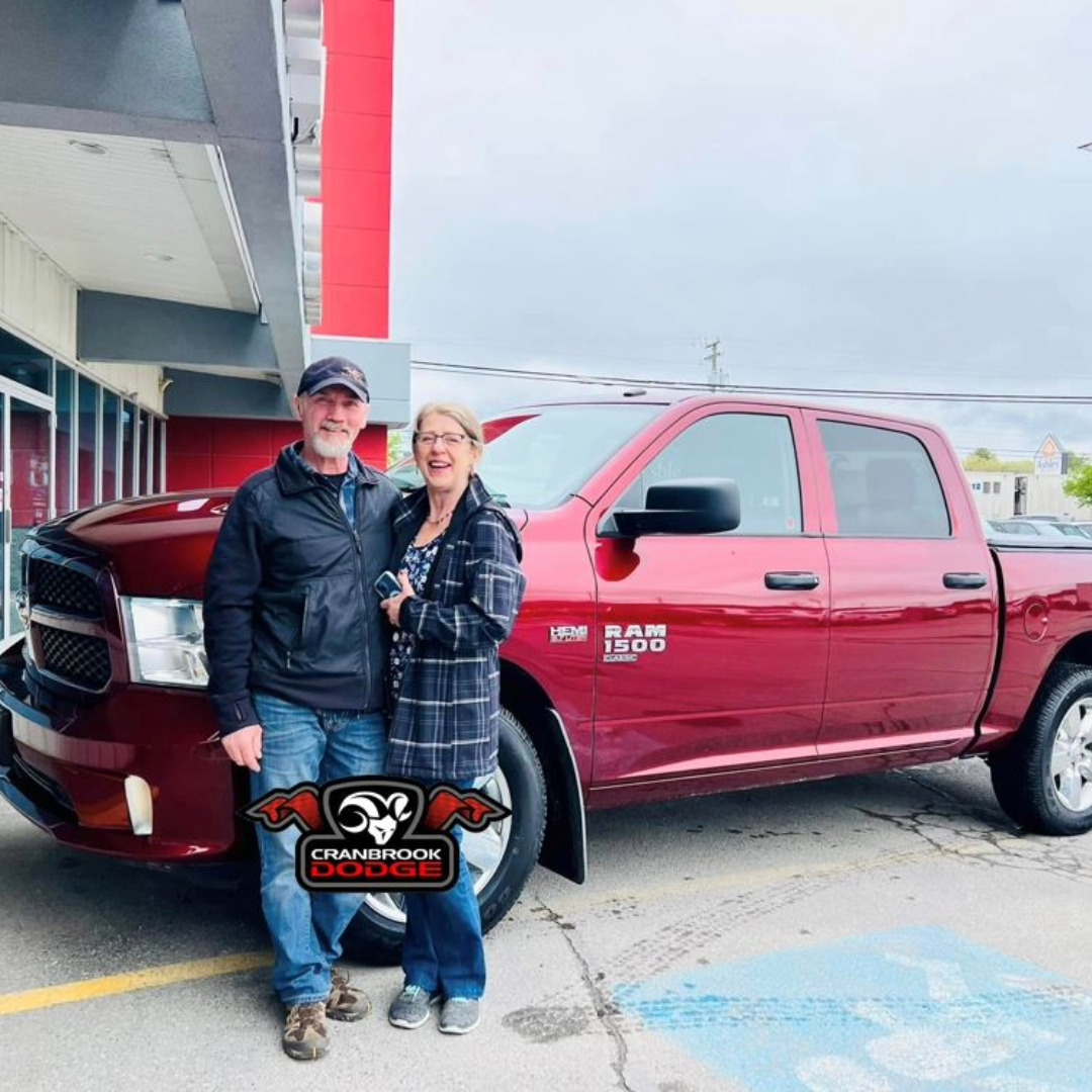 Congratulations to Robert and Sonja on their purchase of this #Ram 1500 Express #truck! #HappyCustomers #CranbrookDodge #RamTruck #Ram1500 #Ram1500Express #RamCountry #RamFamily