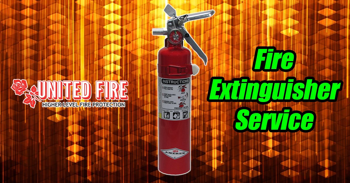 Ensure your fire safety with confidence! At United Fire we're the experts you can trust to keep your fire extinguishers in prime condition. From annual inspections to recharges, we've got you covered. #fireextinguisherservice #fireextinguishermaintenance
