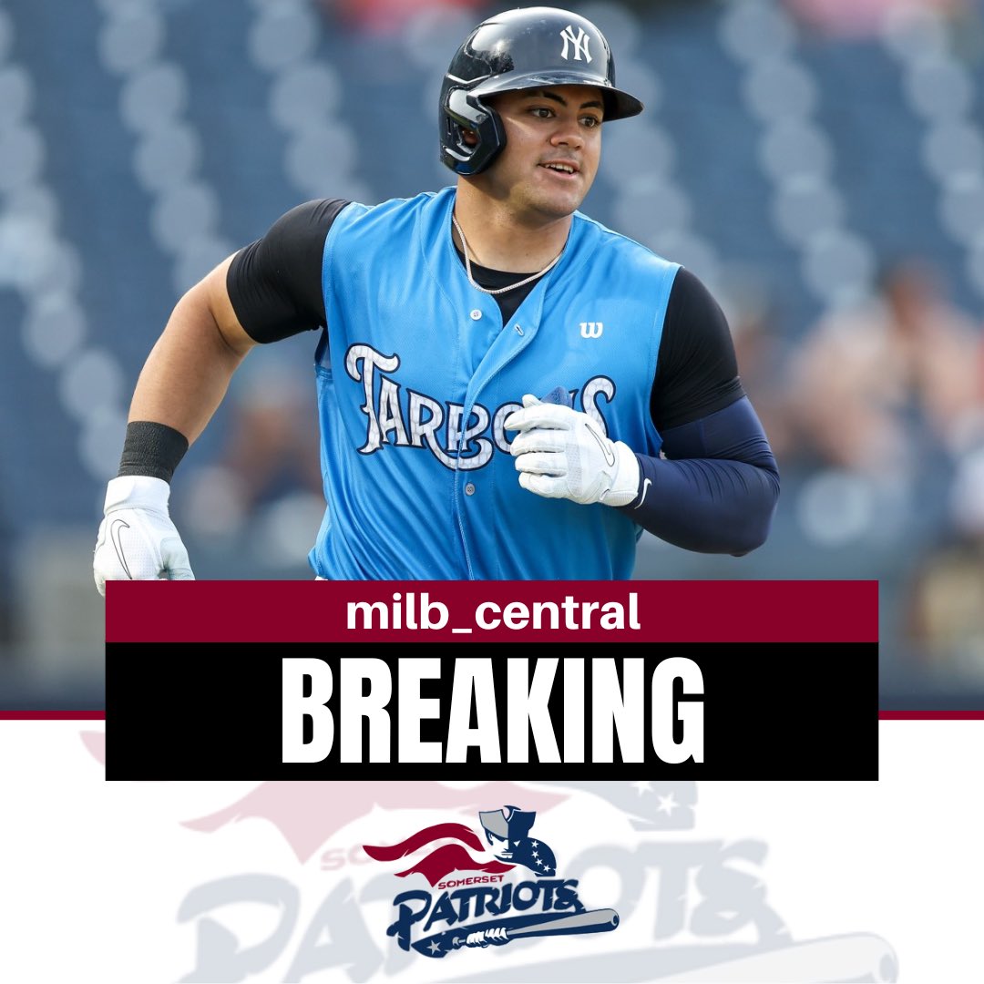 Jasson Domínguez has been sent to the Somerset Patriots (AA) to continue his rehab assignment.