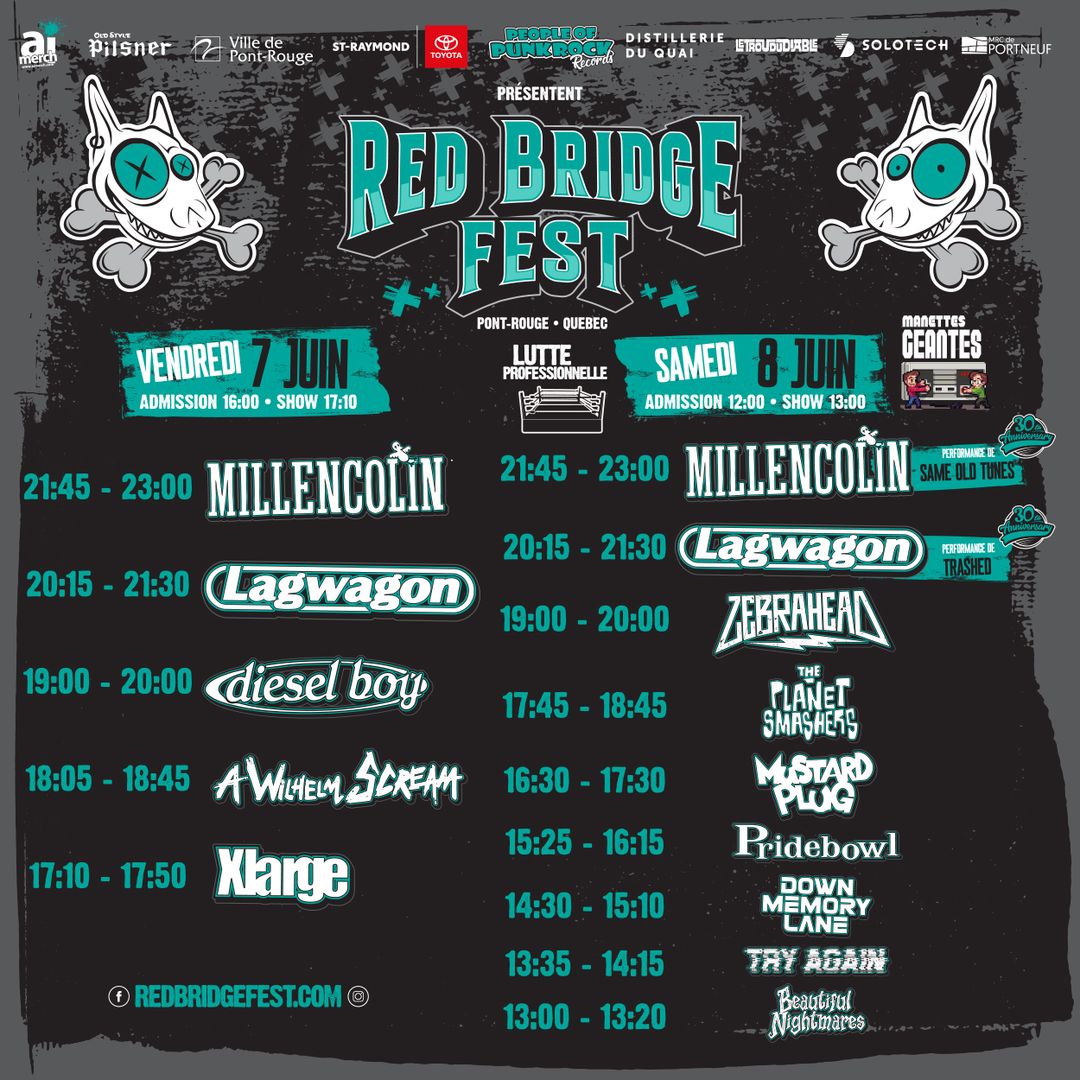 Next show is .. Red Bridge Fest in Canada! Then off to Download..then summer takes off..then..then..can u tell we are excited for summer! 08 Jun-Red Bridge Festival-Pont-Rouge (Quebec), Canada 16 Jun-Download Festival-Derby, UK zebrahead.com for dates and ticket links