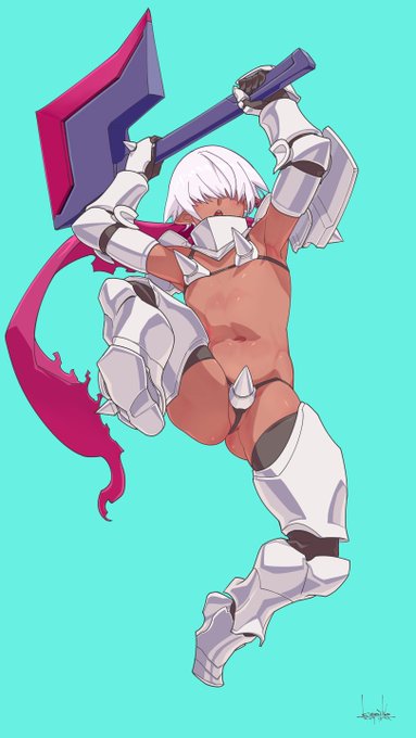 🔞♂pixivFANBOXでビキニアーマードザイを公開しましたhttps://t.co/9eUofYeWrD 