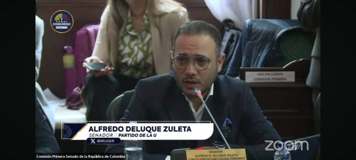 'Este es un PL muy importante, busca en primera medida que los congresistas rindan cuentas a la ciudadanía y también es una forma en que nosotros podamos comunicarle a los colombianos sobre las iniciativas que cursan en el Congreso'. H.S. @deluque #SesiónOrdinariaPresencial