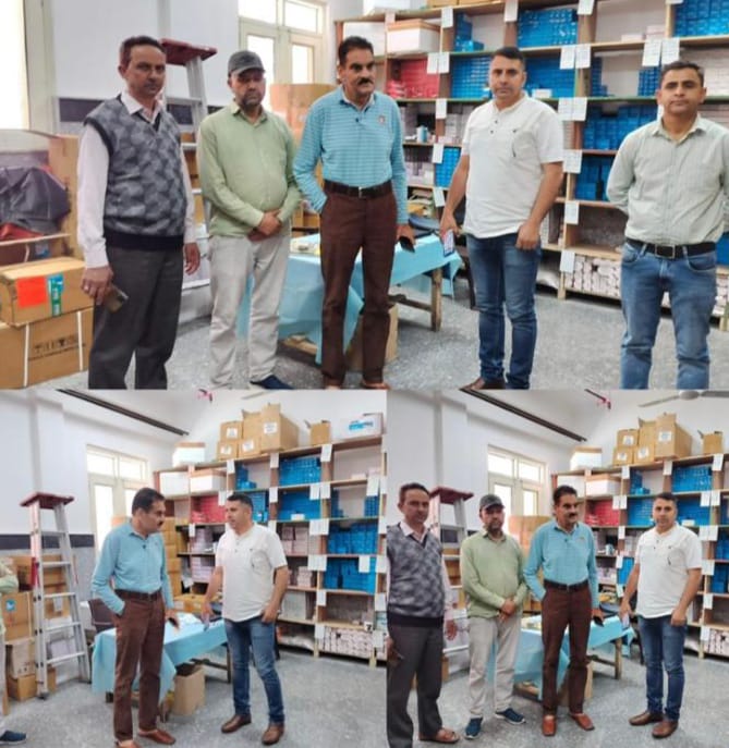 Block Medical Officer, leading a departmental team, today visited Sub District Hospital Gandoh to conduct a thorough physical verification of the general store and general patient care in the health institution. @diprjk