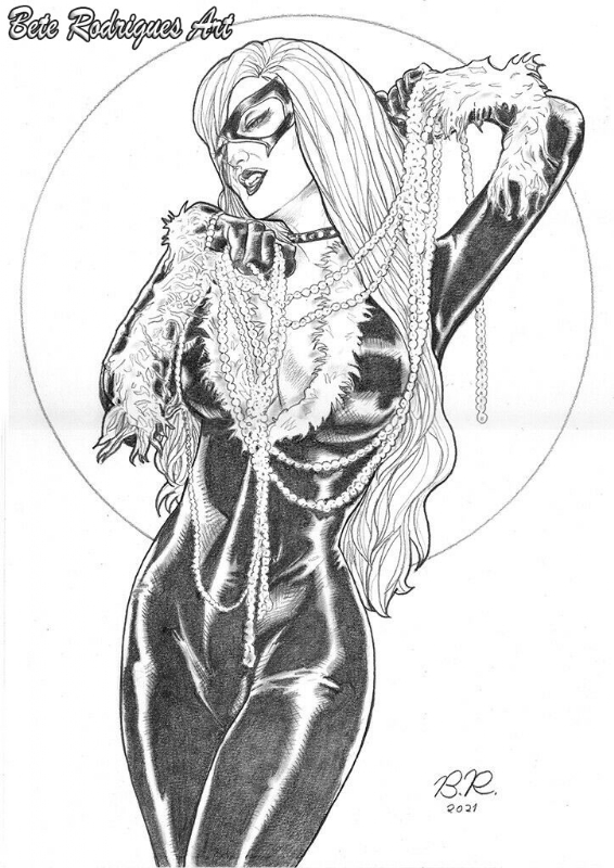 iamluke85's tweet photo. #blackcat artwork by #BeteRodrigues https://t.co/shcJGqSW9Q