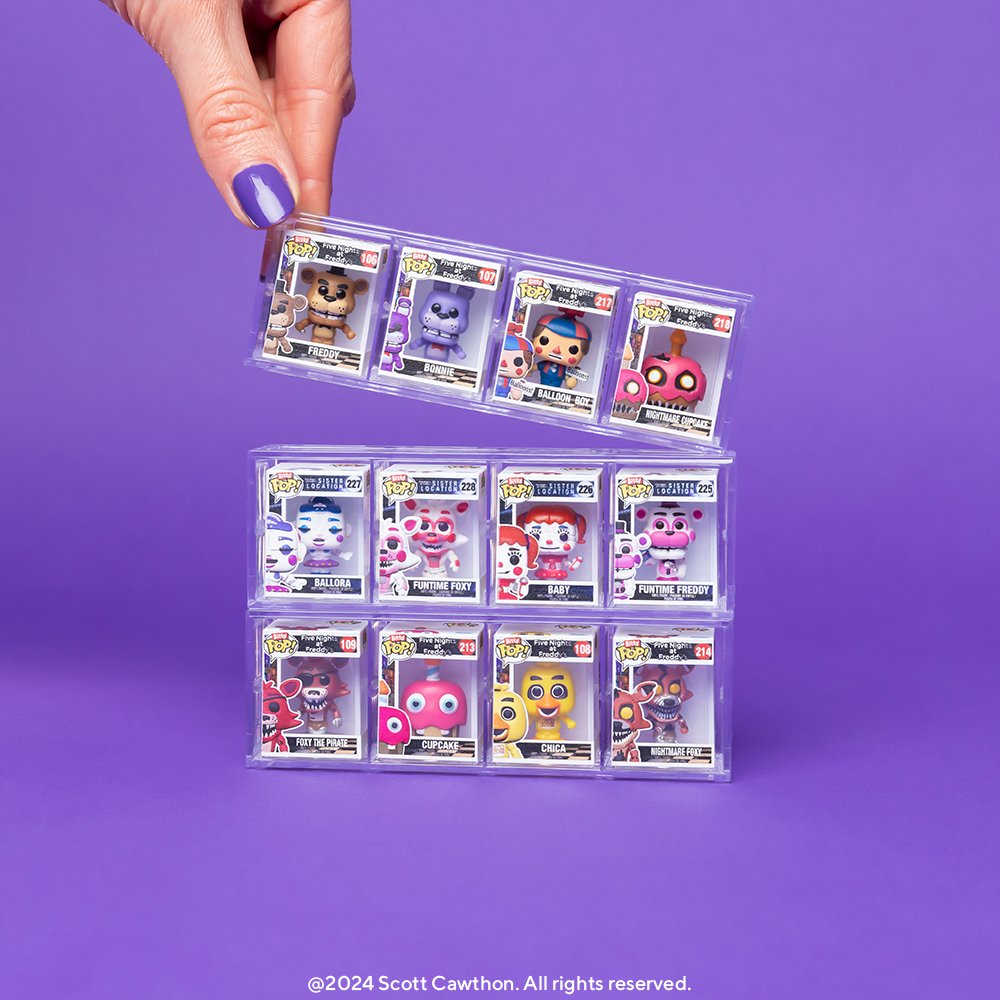 A nightmare or a dizzy daydream? Bitty Pop! Five Nights at Freddy’s collectibles are geared up to take over your sets in miniature scale. Jump to Funko.com to capture yours 👉 bit.ly/3wls7TD #Funko #funkoPOP #BittyPop #FNAF