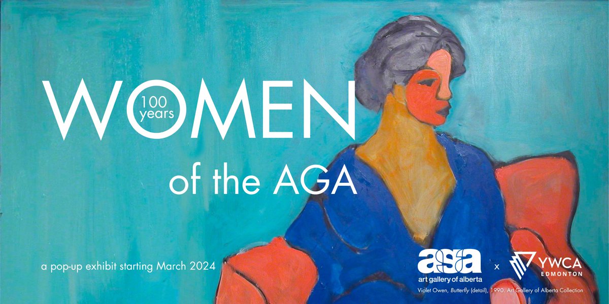 Tomorrow, 11am-1pm: Join us at the @ywcaedmonton for a public viewing of ‘Women of the AGA: Celebrating 100 Years of Achievement’: bit.ly/3QpSoXt

#WomenOfTheAGA #AGA100 #YourAGA #ArtsDistrictYeg #YegDT #YegArt