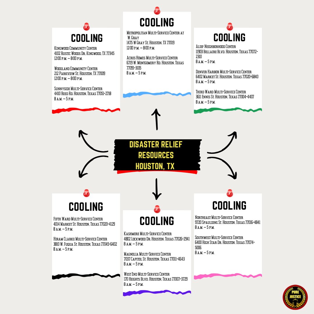 Knowing where to turn for help during a crisis can make a significant difference in how quickly and effectively assistance can be provided. Houston, here are some key resources and organizations that can offer support during our time of need!

#JusticeChasing #PureJustice