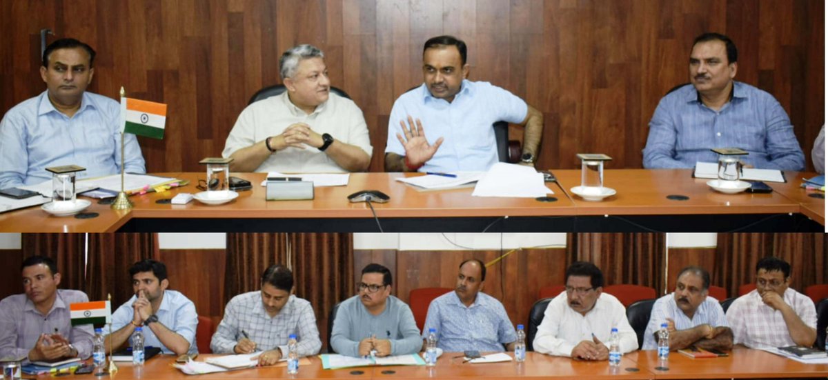 Div Com Jammu today reviewed the progress of work on Delhi-Amritsar-Katra (DAK) expressway in the Reasi District. He also undertook a comprehensive sector wise review of developmental initiatives in the district. @Divcomjammu @diprjk