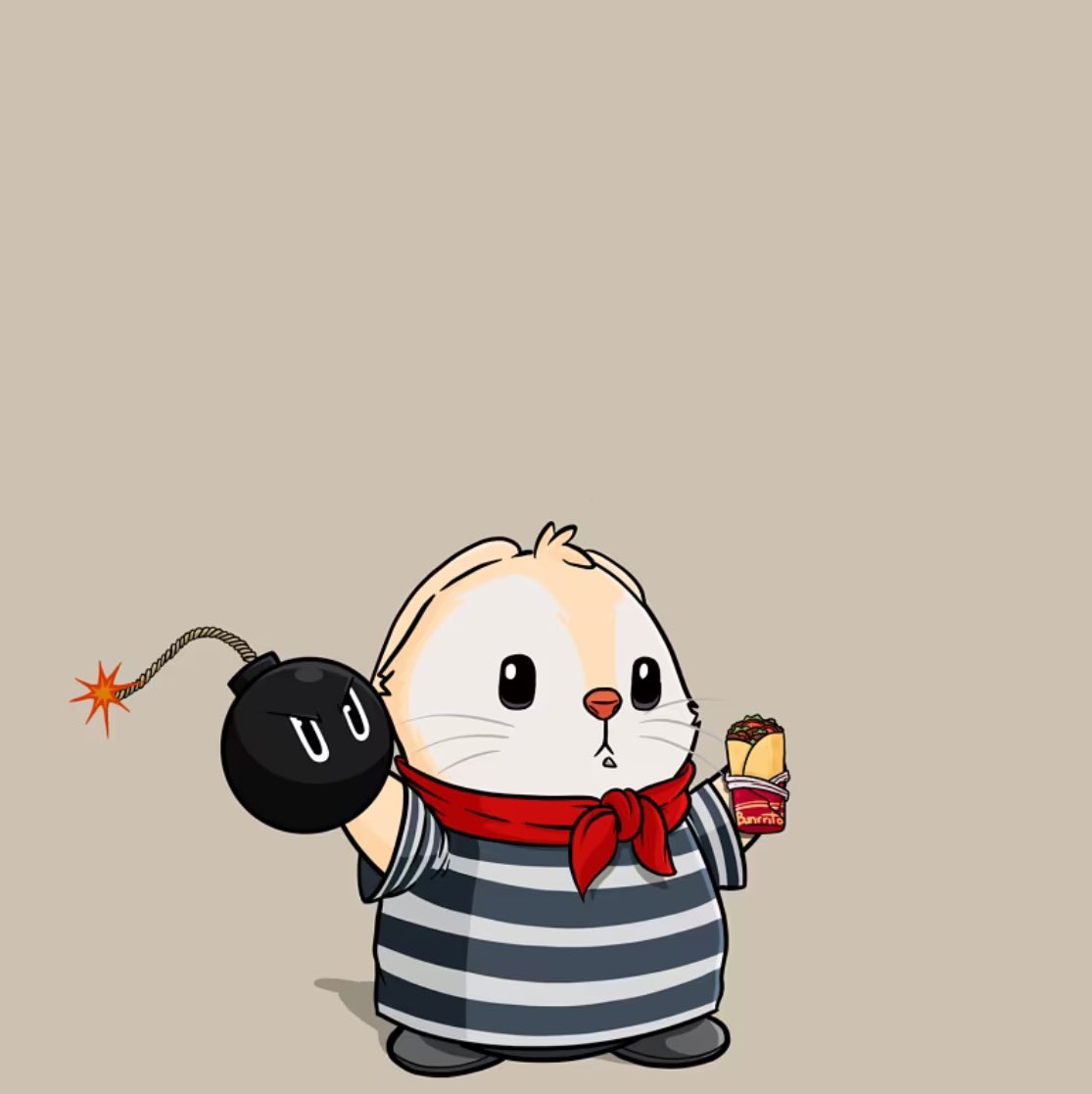 0xsebit's tweet photo. Well well well… look what I got 🤯

A Lil Bomb French Bun 💣🇫🇷

The perfect mix of the first 2 The Buns subgroups: @TheBombBuns and @TheFrenchBuns 

And a burrito in honor of @0x_Vinyl 🌯😂

I think this is the best way to support @ADU_king7 and his initiative. LFBuns! https://t.co/1sPZRQ6iW5