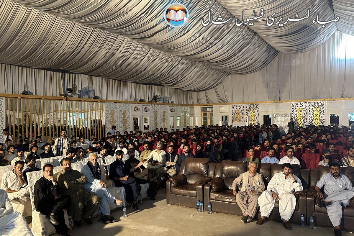 BSAC_org's tweet photo. Saba Literary Festival Shaal

The Saba Literary Festival Shaal has been hosted at Quetta Balochistan. The event covered different segments including Speeches, Panel Discussions, Dramas, Tableaus, Documentary screenings, poetries telling, book fairs and Balochi Music. 
People from every walk including Professor Manzoor Baloch, Prof. Hamid Baloch, Dr Farooq Baloch, Dr Bari Aajo, Muslim Shafi, Iftykhar Baloch, Imran Shabeer, Sebgatullah Baloch, Prof. Munir Baloch along other teachers, doctors and writers participated as guests. While BSAC’s chairman Shabeer Baloch, Central GS Azhar Baloch and other central committee members were present. 
#SabaLiteraryFestival

The detailed report;
https://t.co/M0l3Q52G4z