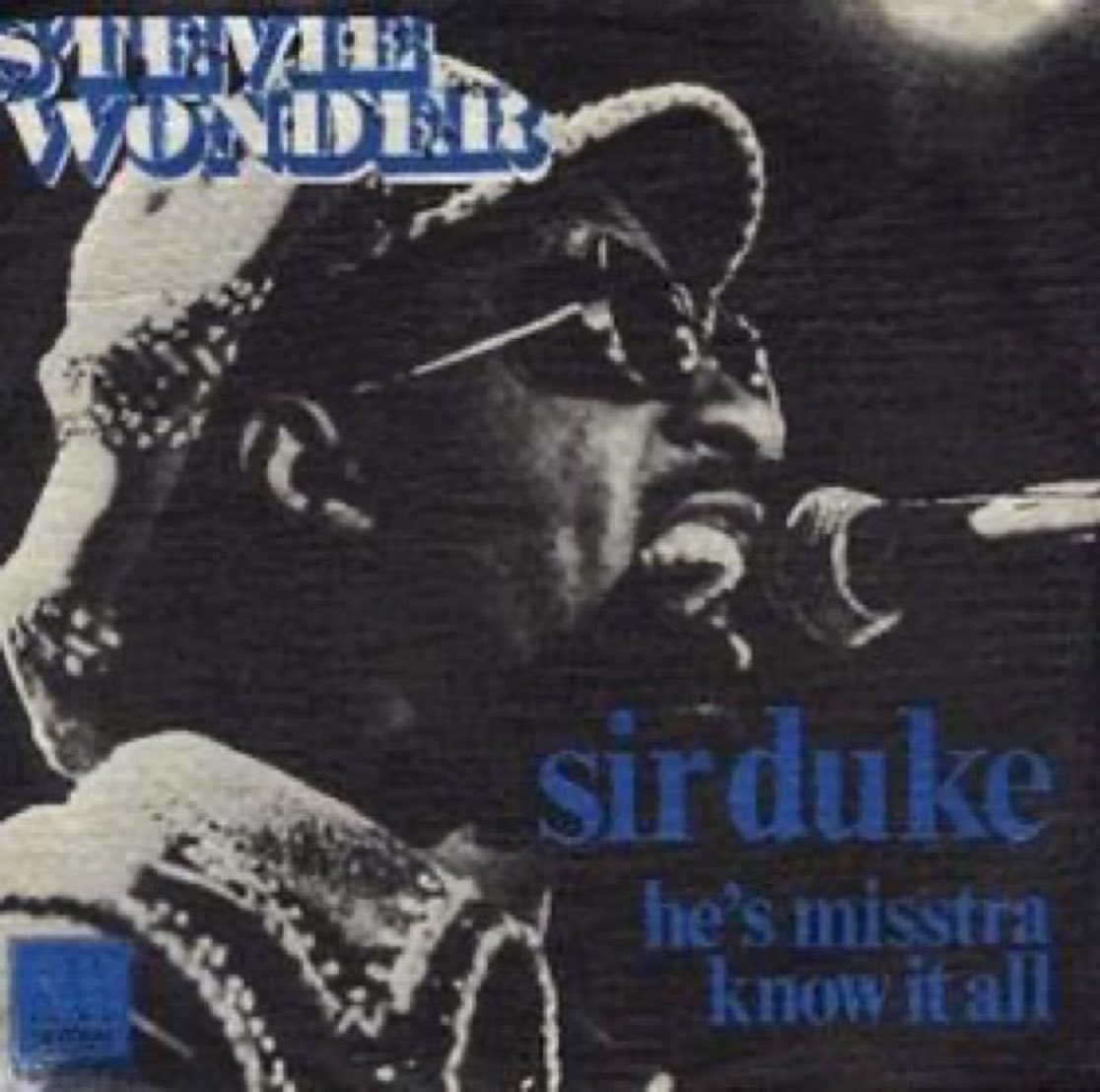 On May 21, 1977, “Sir Duke” by Stevie Wonder began a three week run as the number one song in the US. #StevieWonder