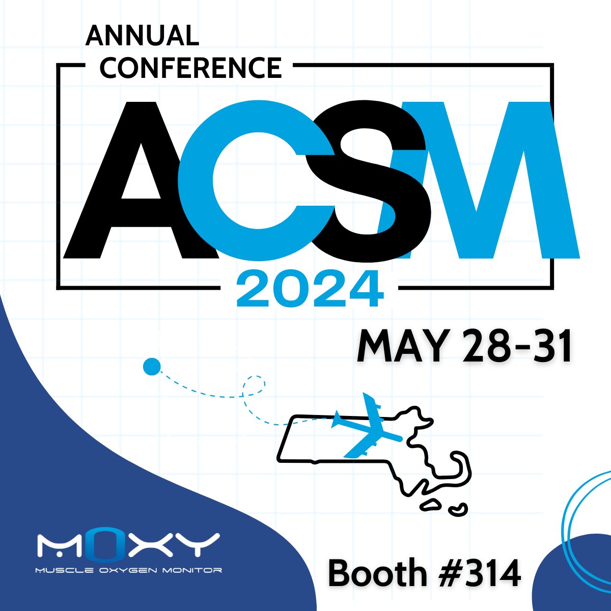 MoxyMonitor's tweet photo. Will we be seeing you in Boston at the upcoming #ACSM2024 Annual Conference? 

𝗧𝗵𝗶𝘀 𝗶𝘀 𝗠𝗼𝘅𝘆'𝘀 𝟭𝟬𝘁𝗵 𝘆𝗲𝗮𝗿 𝗲𝘅𝗵𝗶𝗯𝗶𝘁𝗶𝗻𝗴 𝗮𝘁 𝗔𝗖𝗦𝗠!

Stop by Booth #314 and say Hi 👋 or get all of your questions answered about Moxy Monitor and SmO2!

#smo2 #moxymonitor https://t.co/1LZmAvE8qJ