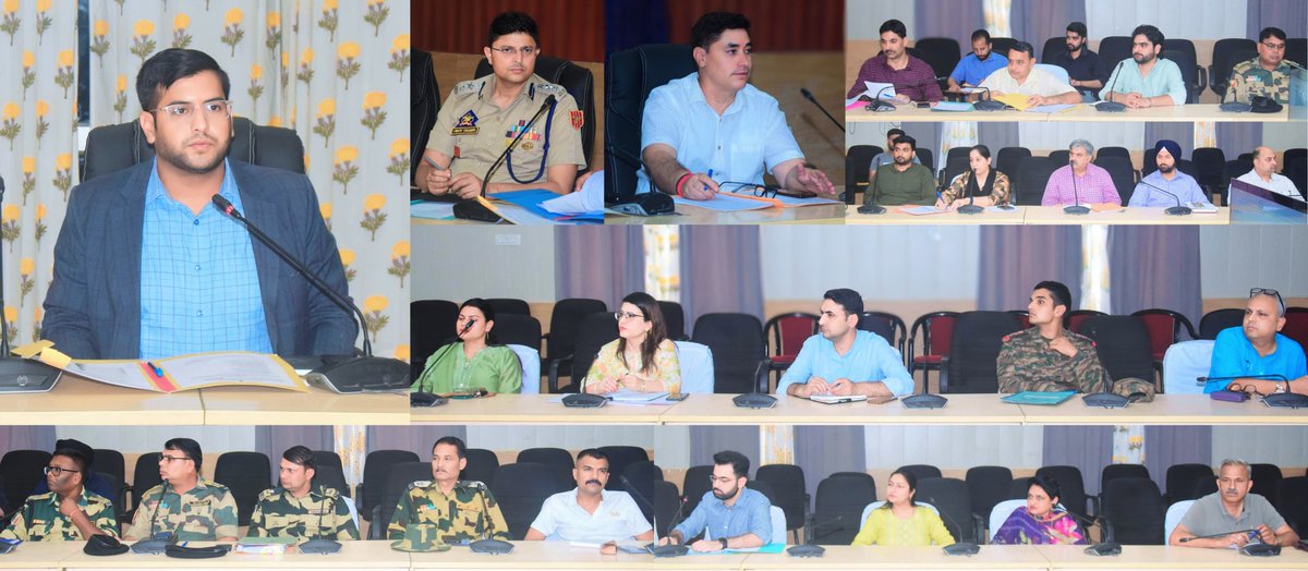 Deputy Commissioner, Samba, today chaired the district-level committee meeting under Narco Coordination Centre (NCORD) here in the Conference Hall, DC office to review the measures initiated to curb drug abuse and narcotic trade in the district. @dcsambaoffice @diprjk