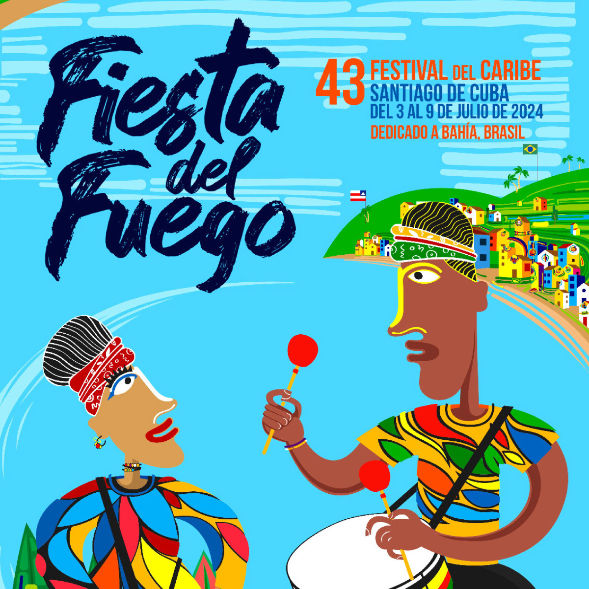 #FiestadelFuego #CubaUnica #cubaescultura #Brasil #SantiagodeCuba