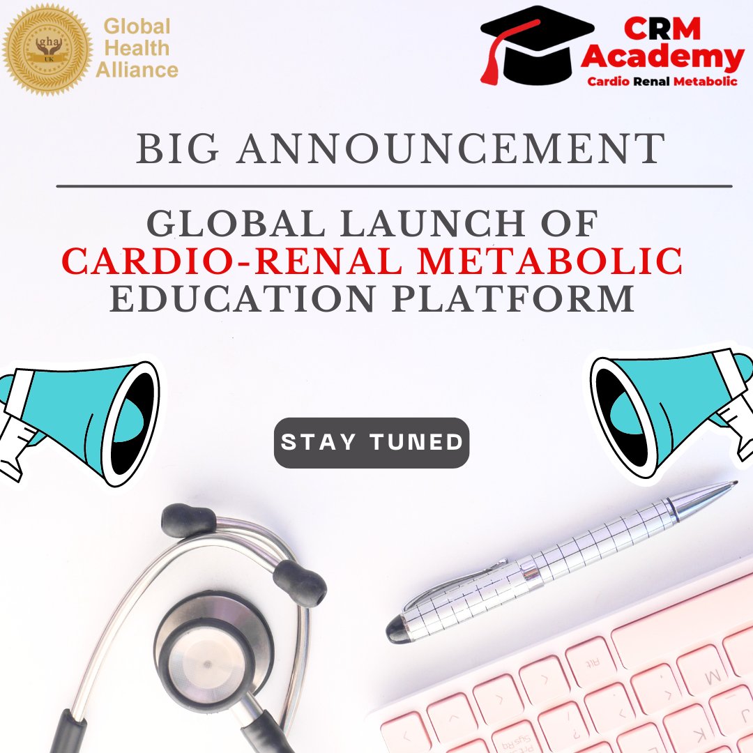 'Transform your expertise in 
Cardio Renal Metabolic Care' 

Watch this space⏳

#cardioX #CardioTwitter #cardioed #diabetes #education #cardio #renal #metabolic #doctors #healthcare #nurses #Education_Alert #medical #course #educational #crm #LaunchingNow #ComingTomorrow