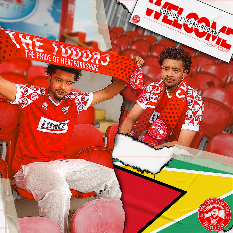 hemelfc's tweet photo. 𝐖𝐞𝐥𝐜𝐨𝐦𝐞 | 𝐂𝐨𝐧𝐧𝐨𝐫 𝐊𝐮𝐫𝐫𝐚𝐧-𝐁𝐫𝐨𝐰𝐧𝐞 🇬🇾

The Tudors are delighted to announce the signing of forward Connor Kurran-Browne.

A quick, tricky winger, with much interest from other clubs. We are thrilled to get this deal over the line. 

#COYT