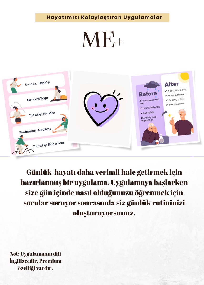 Hayatımızı Kolaylaştıran Uygulamalar #1

ME+

#türkiye #hayatımızıkolaylaştıranuygulamlar #uygulama #motivasyon #meplus #zamankontrolü #bilpat
#betterme #health
#sağlıklıyaşam #sağlık #motivasyonuygulaması #sağlıklıvücut #motive #motiveuygulaması #günlükyaşam #rutin