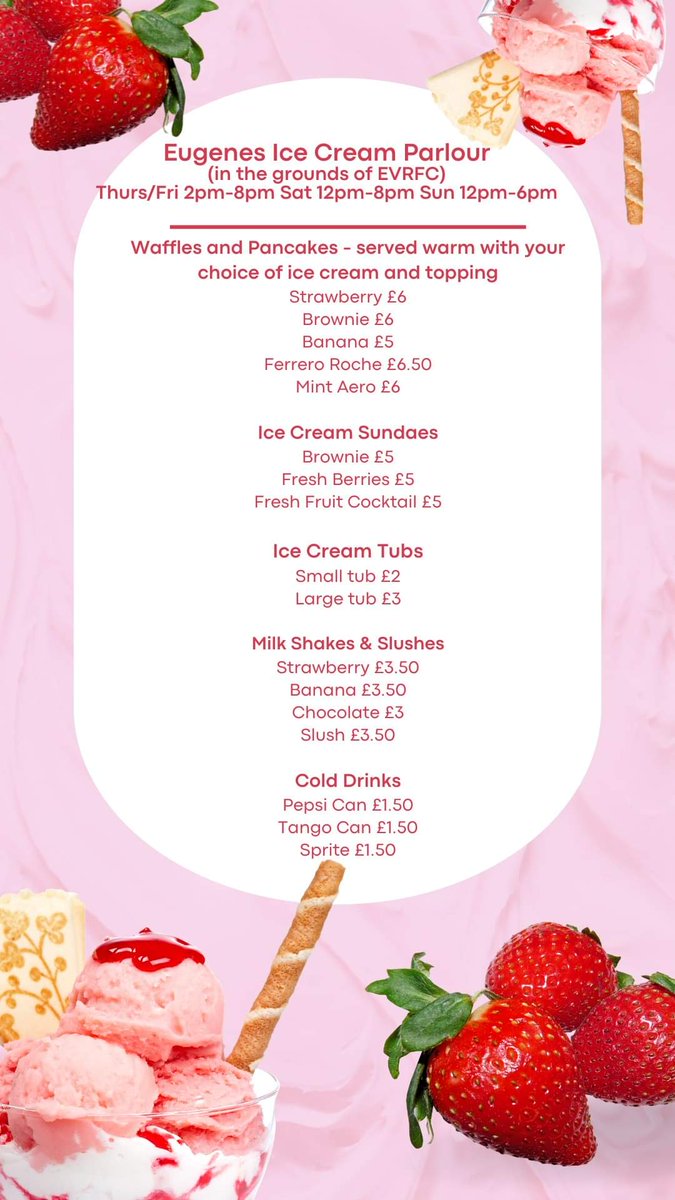 Eugene's - Food From The Park (@eugenessnackbar) on Twitter photo New for 2024 opening 2pm on Thursday 30th May in the grounds of <a href="/TheWelfareEVRFC/">The Welfare@EVRFC</a> <a href="/evrfc/">Ebbw Vale Rugby</a> ๐ฆ๐ง๐ฅคโ๏ธ๐ซ New for 2024 opening 2pm on Thursday 30th May in the grounds of <a href="/TheWelfareEVRFC/">The Welfare@EVRFC</a> <a href="/evrfc/">Ebbw Vale Rugby</a> ๐ฆ๐ง๐ฅคโ๏ธ๐ซ