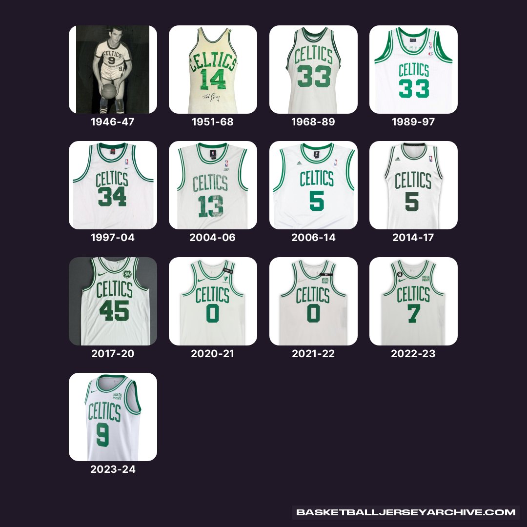 Basketball Jersey Archive on X Boston Celtics Primary Jerseys Which one s your favorite https t nGGfj0pdV8 https t 6KwuGHalng X