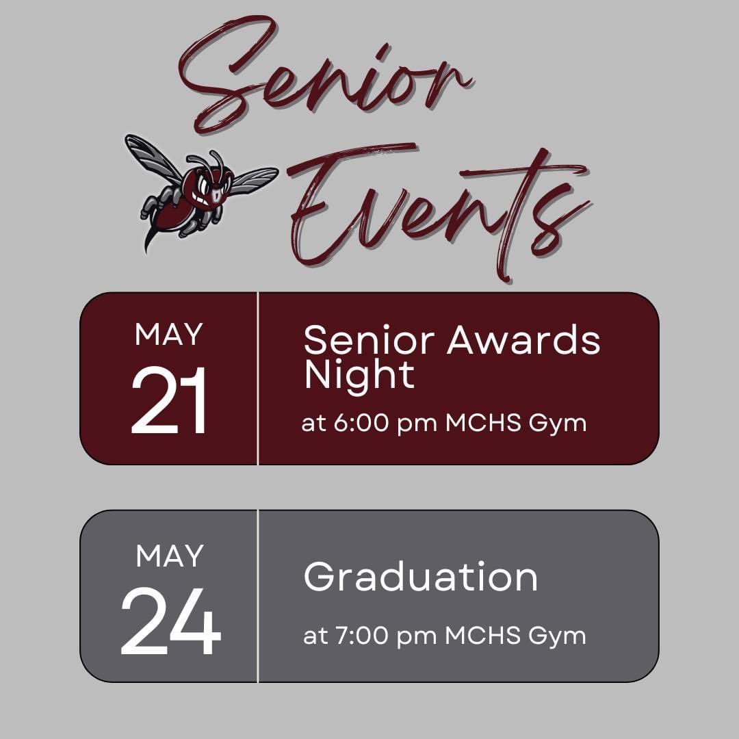 🎓 Senior Events 🎓