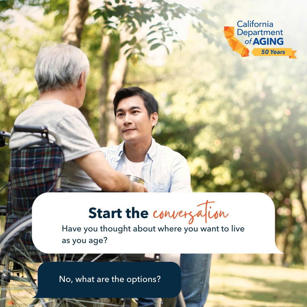 💬 𝗖𝗼𝗻𝗻𝗲𝗰𝘁𝗶𝗻𝗴 𝗬𝗼𝘂 𝘄𝗶𝘁𝗵 𝗔𝗴𝗶𝗻𝗴 𝗥𝗲𝘀𝗼𝘂𝗿𝗰𝗲𝘀 #StartTheConversation with your loved ones about potential housing options as they age. Options range from senior living communities to in-home help for aging in place. 🔗 bit.ly/4d8d5kJ