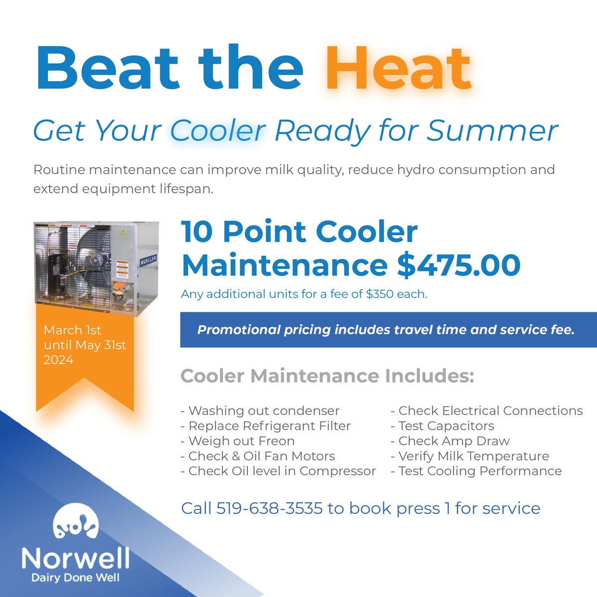 Norwell Dairy (@norwelldairy) on Twitter photo With our #CoolingPromo soon coming to a close we are running a #Giveaway! You could win:
☑️1 XL Carhartt <a href="/PaulMuellerCo/">Paul Mueller Company</a> Sweater
☑️1 L Mueller Jacket
☑️1 Mueller hat, 1 Norwell Cooler Bag, & more
To enter, Retweet this post and follow <a href="/NorwellDairy/">Norwell Dairy</a>
Closes 05/30/2024 #ontag With our #CoolingPromo soon coming to a close we are running a #Giveaway! You could win:
☑️1 XL Carhartt <a href="/PaulMuellerCo/">Paul Mueller Company</a> Sweater
☑️1 L Mueller Jacket
☑️1 Mueller hat, 1 Norwell Cooler Bag, & more
To enter, Retweet this post and follow <a href="/NorwellDairy/">Norwell Dairy</a>
Closes 05/30/2024 #ontag