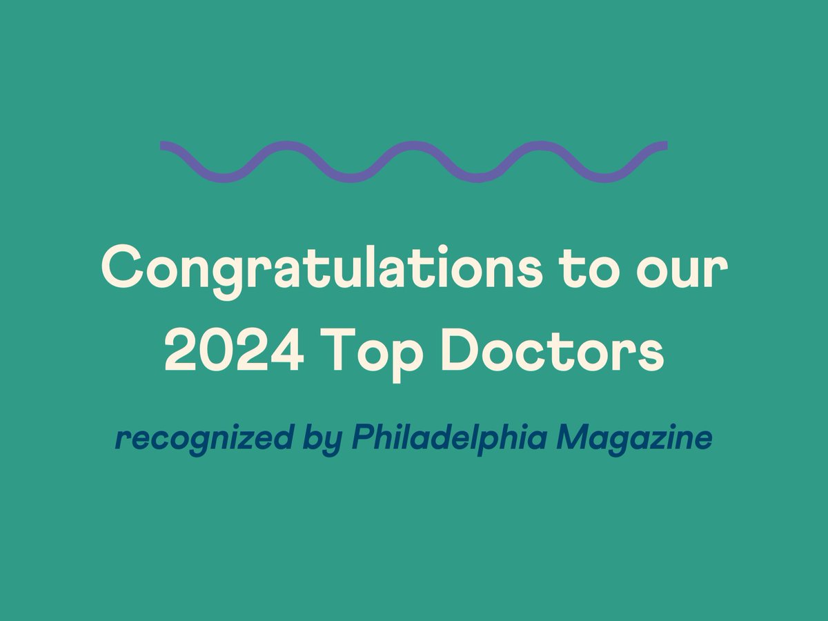 🎉 Congratulations to our physicians who were named to @phillymag's 2024 #TopDoctors! We celebrate these 72 'Top Docs' for not only the high quality of care that they provide, but also all they do to go #WellBeyondMedicine for children in Delaware Valley. bit.ly/3QOXrAX