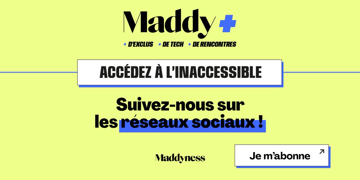 Découvrez nos offres d'abonnement pour accéder à ✚ d'enquêtes, ✚ d'indiscrétions, ✚ de décryptages, ✚ d'interviews et des connexions exclusives avec les nouveaux leaders économiques. 📢 Maddyness est fier de vous présenter MADDY+  Les coulisses ⤵️ : instagram.com/bymaddyness/