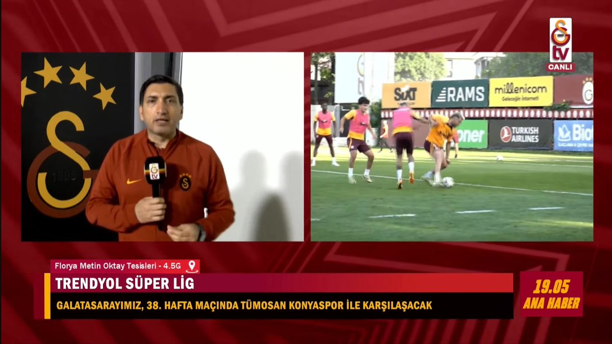 Galatasaray futbolcuları, mağlubiyet psikolojisinden çıktı. Okan Buruk, Konyaspor maçına motive olunması yönünde sık sık konuşma yaptı. (GS TV)