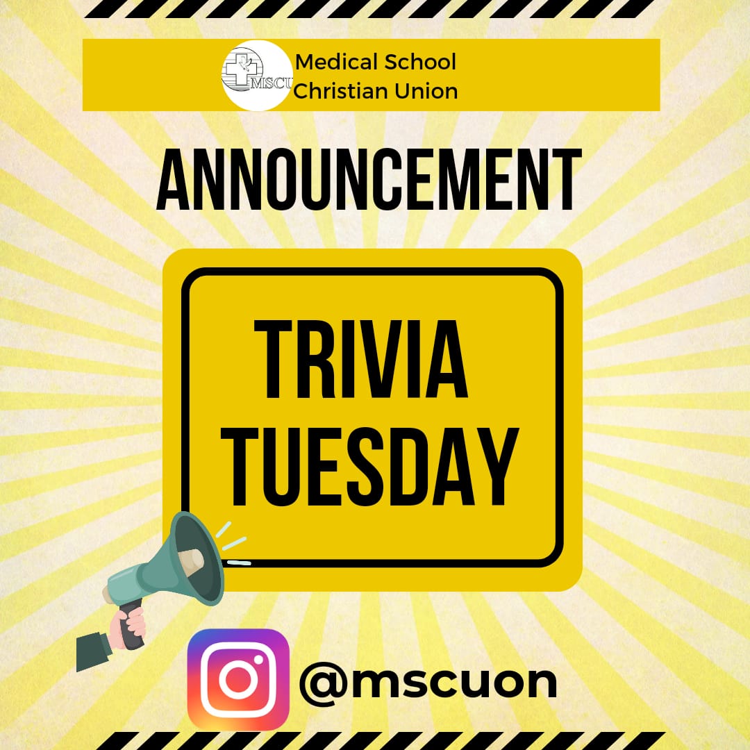 mscuon's tweet photo. 1. Punishment for breaking the sabbath according to Exodus
2. In Numbers which tribe was chosen to take care of tabernacle
3. Unscramble EJNNIMBA
4. Why did God lead Israel for 40 yrs in the desert instead of a shorter time?
5.Where did the Israelites find bitter water?
#MSCU https://t.co/KesYXDOuOc
