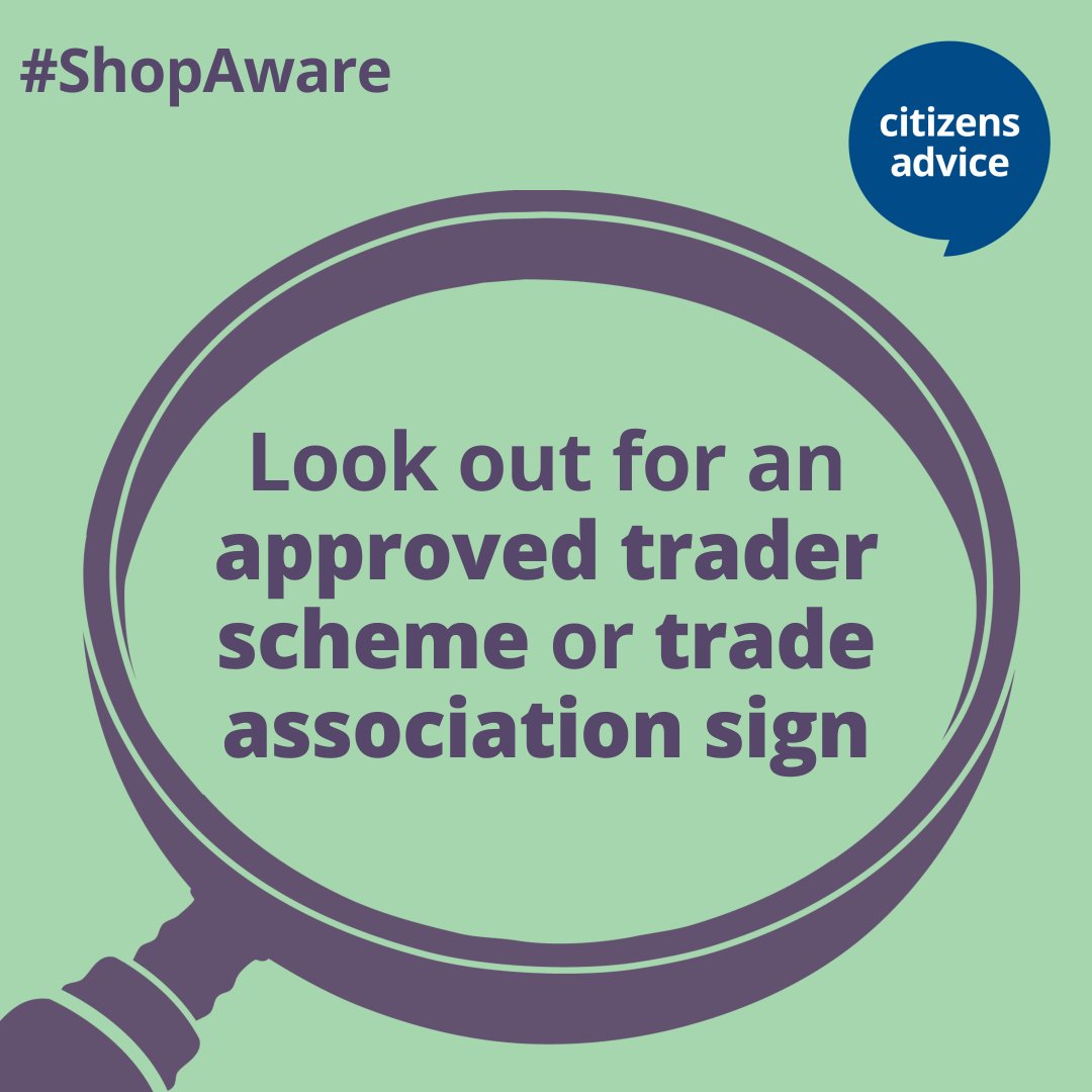 ⚠️ Find a business you can trust when buying a second hand car. Check for a trade association sign like the Consumer Codes Approval Scheme logo or a vetted and approved trader scheme like Buy With Confidence. Stay #ShopAware ⤵️ bit.ly/4aPQ7x4