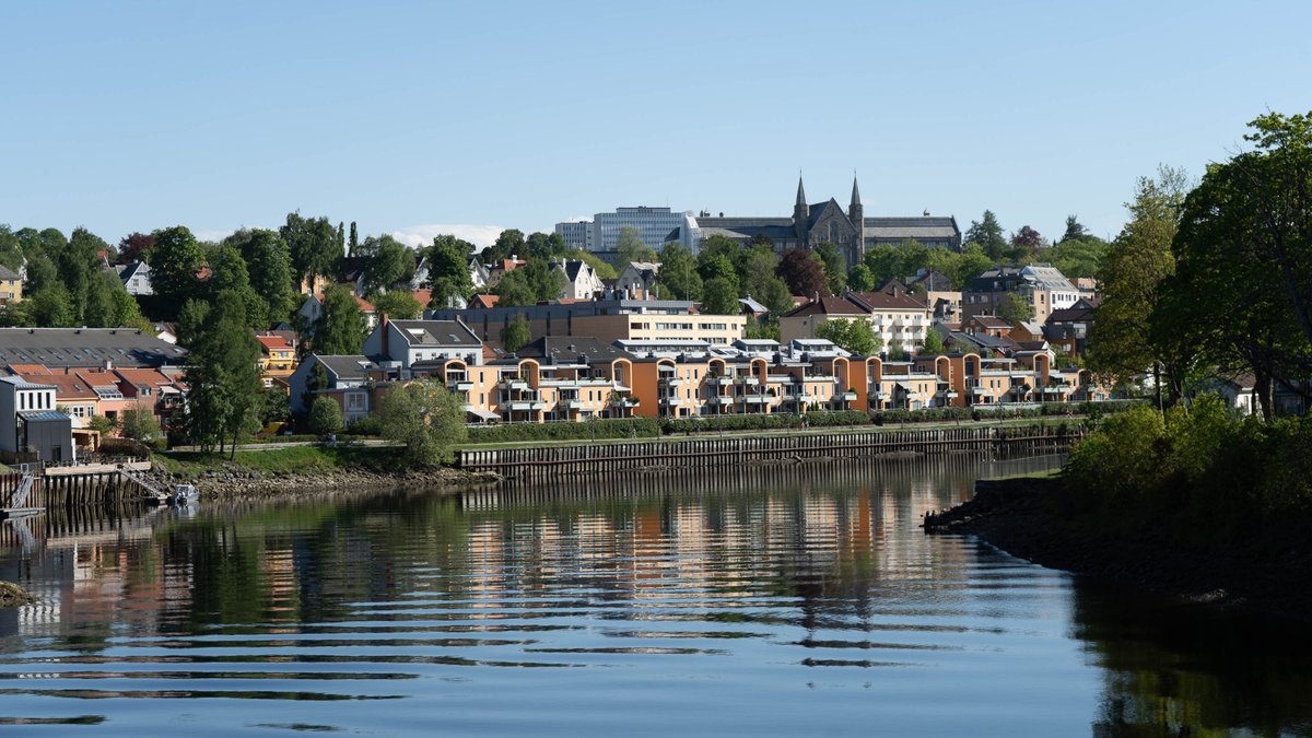 Trondheim in the sunshine #Trondheim #Norway