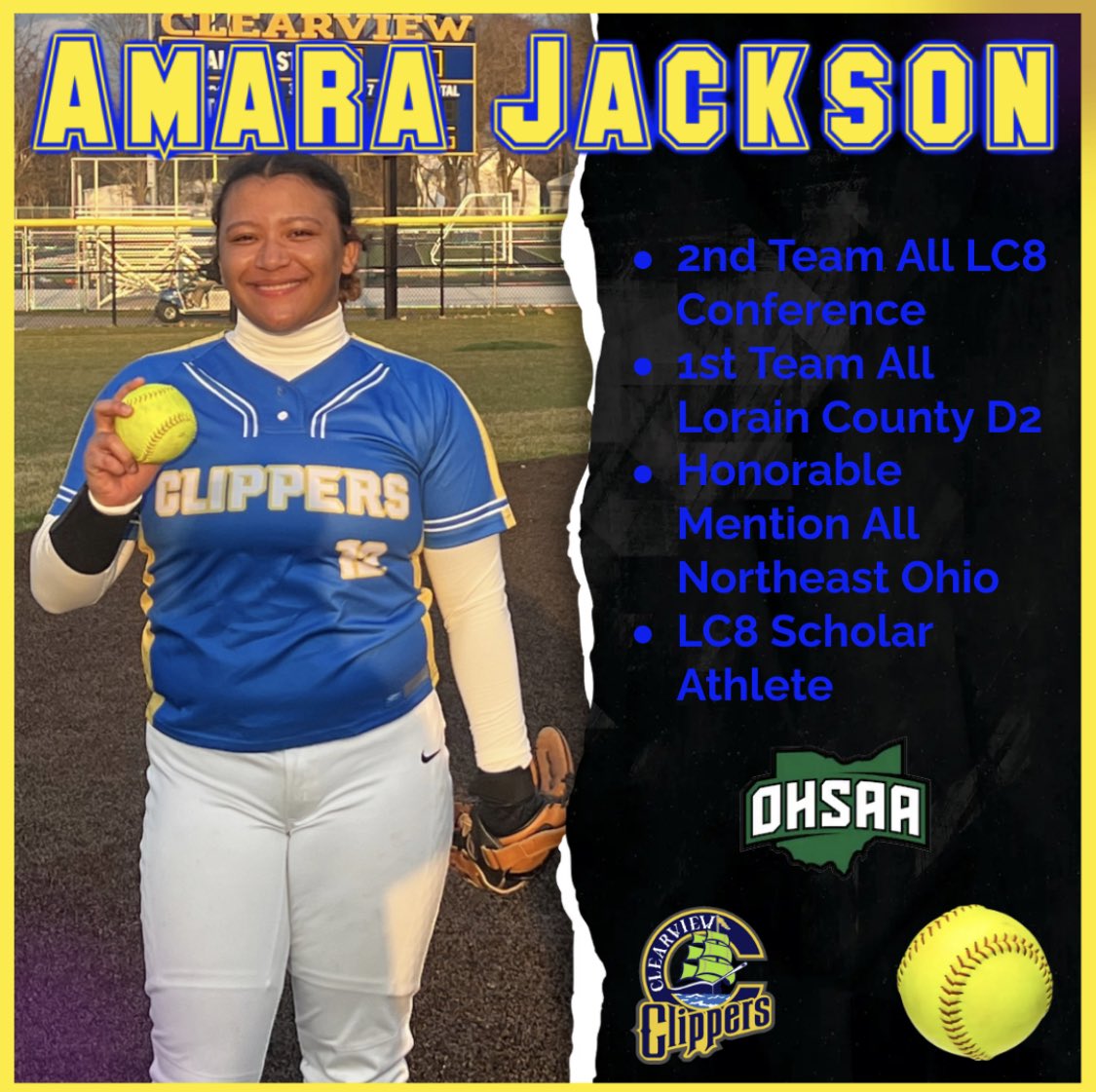 Congrats <a href="/jacksonna24/">Amara Jackson</a> 🥎💙💛