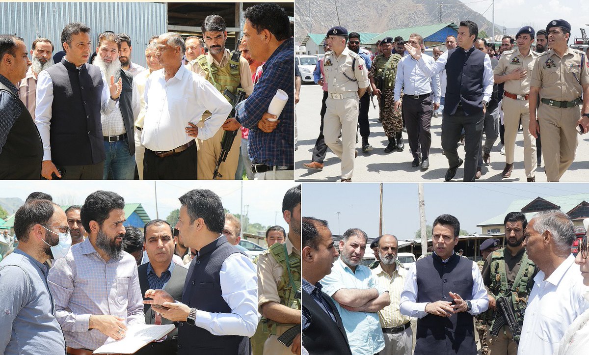 DC Srinagar visits Yatra Transit Camp Pantha Chowk, oversees preparations for annual Shri Amarnath Ji Yatra-2024 Asks line Departments to adopt proactive approach to ensure hassle free & smooth halt of yatries at Transit Camp @diprjk