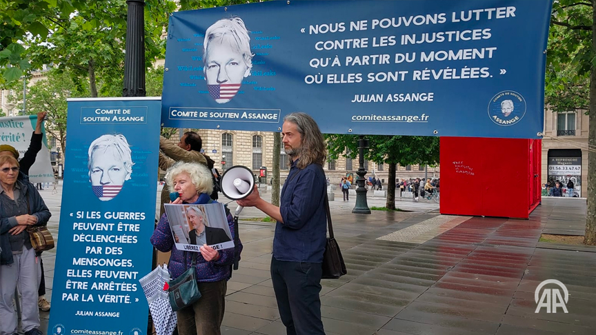 La Haute Cour autorise Assange à faire appel : des rassemblements en France pour demander sa libération v.aa.com.tr/3226284