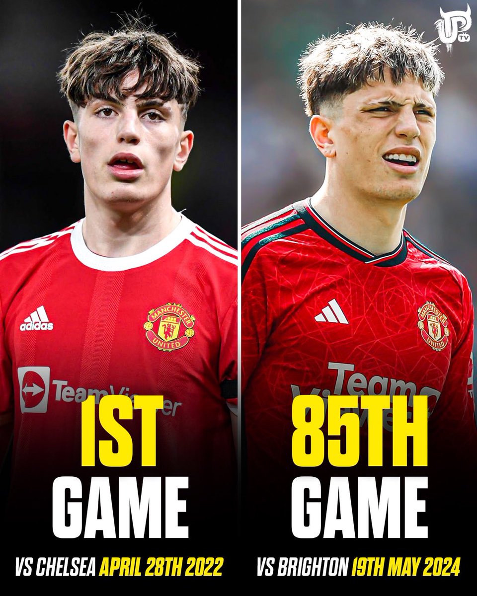 Garnacho will be 20 next year with 120+ appearances for Manchester United, absolutely mental..