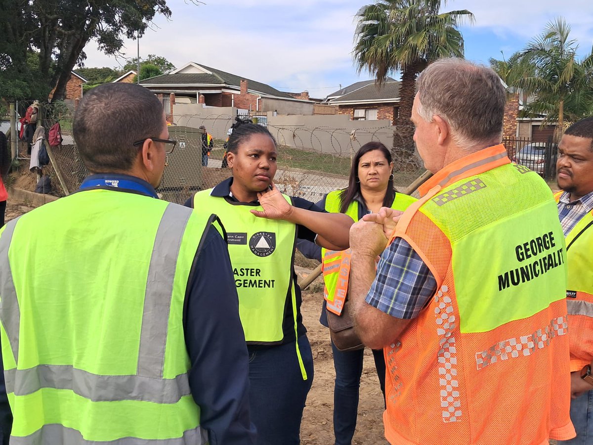 The National Disaster Management Centre #NDMC is leading a multisectoral team on a week-long visit to municipalities in the Western Cape from May 20-24, 2024. 
#resilience
#DisasterManagement
#disasterpreparedness
#disasterrecovery