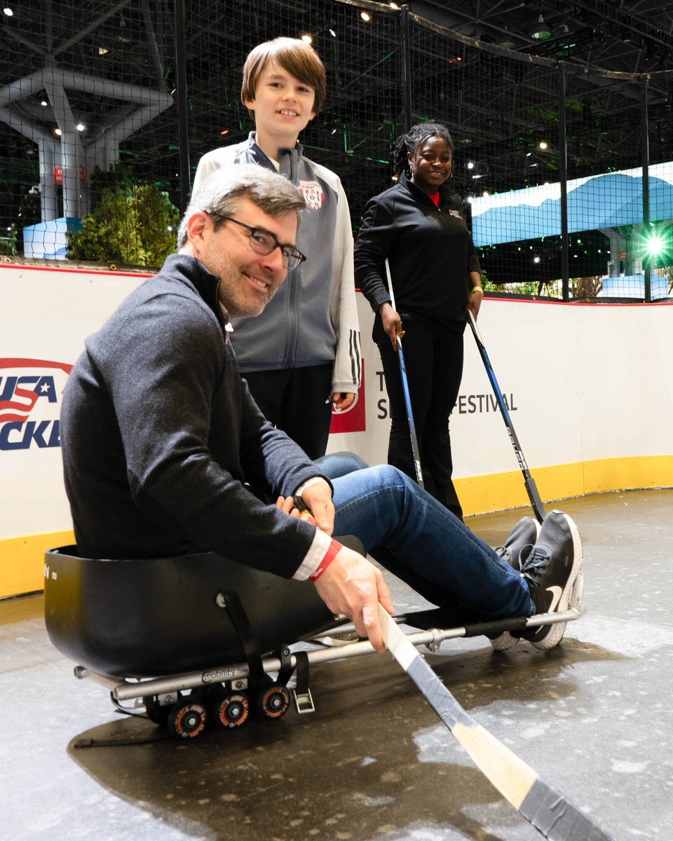 At the Toyota Sports Festival during last month’s New York Auto Show, CAF and @Toyota presented local athletes who have physical disabilities w/grants for adaptive sports equipment! #TeamCAF #LetsGoPlaces #AdaptiveSports