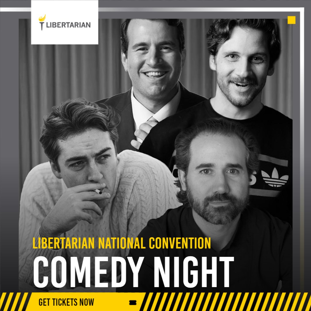 Comedy is inherently libertarian, and we're showing it off! Join us for a special night of side-splitting comedy hosted by Tim Butterly. Whether you’re a seasoned libertarian or just looking for a good laugh, this is an event you won’t want to miss. Grab your tickets now and get