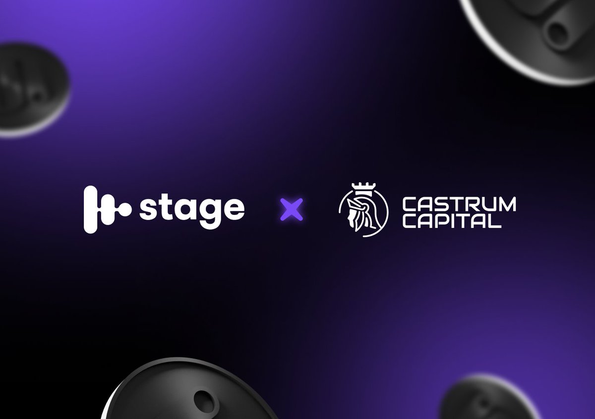 Stage 🤝 Castrum Capital We're thrilled to partner with @castrumistanbul, a full-stack venture capital firm inspired by the Roman spirit. Castrum Capital is known for investing in, mentoring, and empowering renowned crypto-related startups, and #Stage is proudly one of them.