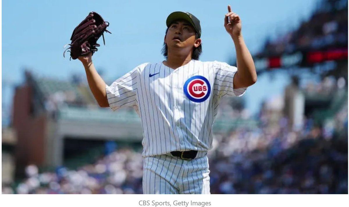 BTScore_Sports's tweet photo. How historic and surprising has Shota Imanaga been? Read the latest article for all the details: https://t.co/hCOaqrewm3
#MLB #MLBTwitter #BleacherTweets #Cubs https://t.co/KZduFdh9pP
