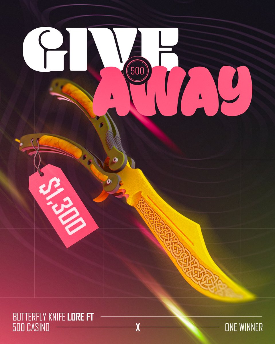 Emil Christensen (@real_heaton) on Twitter photo It's time for another huge giveaway to celebrate our return home to <a href="/500Casino/">500 Casino</a>!
Prize:
⭐ Butterfly Knife | Lore (Field Tested)
How To Participate:
✅Register an account at 500play.com using the following referral link here: linktr.ee/heatoncs
✅Post a It's time for another huge giveaway to celebrate our return home to <a href="/500Casino/">500 Casino</a>!
Prize:
⭐ Butterfly Knife | Lore (Field Tested)
How To Participate:
✅Register an account at 500play.com using the following referral link here: linktr.ee/heatoncs
✅Post a