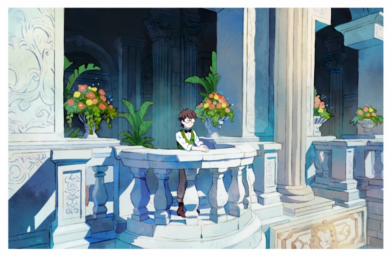 I’m playing Granblue and it’s so pretty, so I did a color study :3
