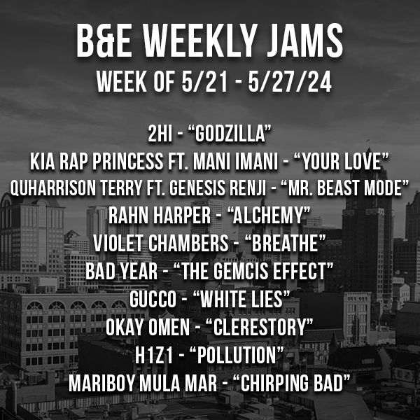 Here's what we're jamming on this week! There's tons of new music coming out of Milwaukee each week. 

Check out the B&E Weekly Jams playlist today: breakingandentering.net/2024/05/21/be-…

#Milwaukee #MKEMusic #Playlist #Spotify