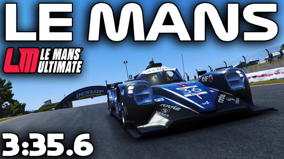 LE MANS ULTIMATE | LE MANS | LMP2 ORECA07 | Q &amp; R |3:35.6
youtube.com/watch?v=m_VtIC…

#LeMansUltimate #simracing #simracingamers #hotlaps #hotlap #onboard🏁 #setups #setupsforgamimg #lmp2 #lmp2oreca07 #france🇫🇷 #circuitdelasarth #lemans #bptuning #qualify 
#race #foryoupeople #wec