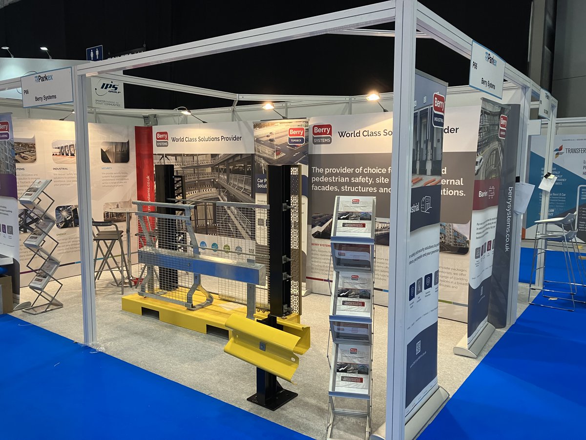 We're all set up and ready for the <a href="/Parkex_BPA/">Parkex</a>  conference &amp; exhibition tomorrow!
If you're going make sure to meet the team on stand P66 to find out about our Car Park solutions &amp; comprehensive range of Vehicle Restraint Systems.
#carparks #barriers #parkex #Parkex2024 #BPA