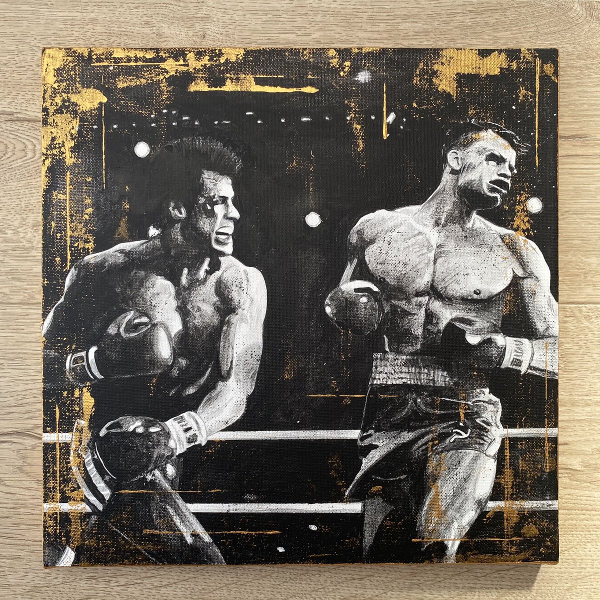 I’m considering doing a range of MMA paintings in this size/style to give people an opportunity to own an original piece at a more affordable price. They would be 30x30cm and just £595 each. If you would be interested please drop me a message for details. 👊 #MMATwitter